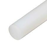 Online Plastic Supply UHMW (Ultra High Molecular Weight Polyethylene) Round Rod, Diameter: 1.000 (1 inch), Length: 12 inches