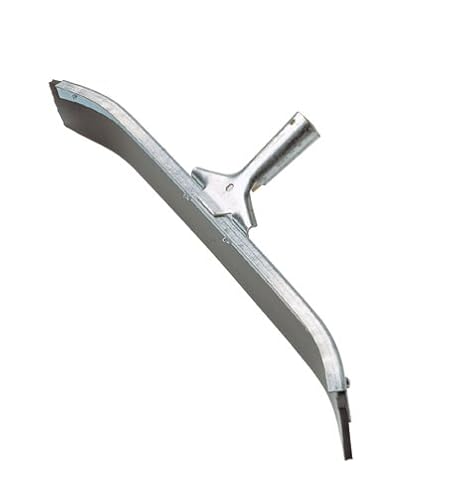 Ettore 54524 Industrial Duty Steel Floor Squeegee, 24-Inch Curved