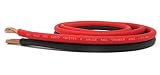 10' feet OFC True 8 Gauge AWG Oxygen Free Copper Speaker Wire RD/BK Car Home Audio