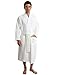 TowelSelections Turkish Bathrobe Waffle Kimono Robe for Women and Men Small/Medium Ivory