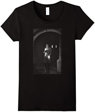 Women's Nosferatu Vampire Classic Horror Black T-Shirt Dracula Men Small Black