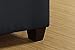 Poundex Sofas, Slate Black