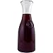 Set of 4 - Glass Carafe - 1 Litre / 33.8 oz - 4 1/8