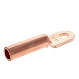 Fielect 2pcs Copper Wire Lugs Battery Cable Ends