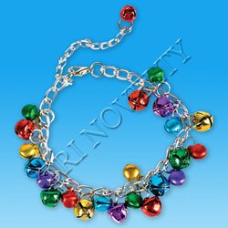 Holiday bracelet with bells (1 per order)