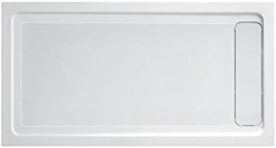 Schon 32 in. x 60 in. Single Threshold Shower Base with Side Hidden Drain in Glossy White