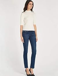 Pantalones vaqueros de invierno con forro polar para dama