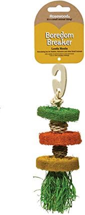 Small Animals Molar Toy Natural Loofah Material For Parrot Hamster Squirrels Sparrows By PetsMostHome