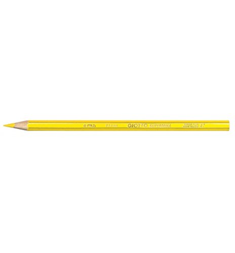 Giotto Supermina Coloured Pencils - Set of 12 yellow neon