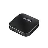 AUKEY Bluetooth Transmitter and Receiver, Mini Wireless Audio Adapter with aptX and Dual Bluetooth Link for Home Stereo Systems, TVs and More