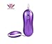 Simple Series 10 Frequency Remote Control Bullet Egg Vibrator Female/Women Adult Sex Toy (Purple)