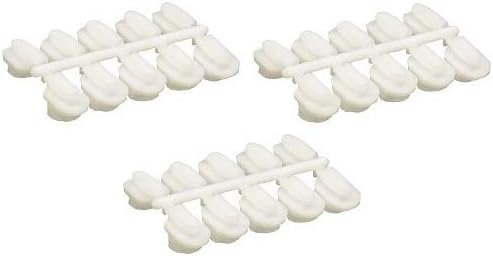 Stikkiworks Damage-Free Reusable Removable Standard Stikki Clip for Any Surface, White, Pack of 30-079044 (3.(Pack))