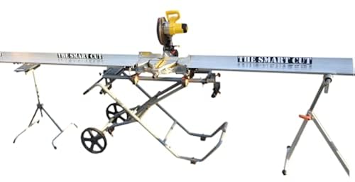 Smart Cut THE SMART CUT Aluminum Table Fence 18 ft with Universal Saw Attachment ...