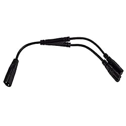 Strhowill (1ft/0.3m) IEC 320 C8 to Dual C7 Power