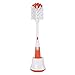 OXO Tot Bottle Brush with Nipple Cleaner and Stand, Orange