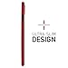 totallee iPhone X Case, Thinnest Cover Premium Fit Ultra Thin Light Slim Minimal Anti-Scratch Protective - for Apple iPhone X (2017) (Jet Red)
