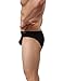Ekouaer Men's Underwears Ice Silk Low Rise Sexy Bikinis and Briefs 3 Pack