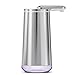 simplehuman Foam Cartridge Sensor Pump with Lavender Hand soap, Brushed high-Grade Stainless Steel