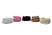 JLIKA Nylon Headbands Bulk Wholesale DIY 100 Pcs - Super Stretchy One Size Fits All (White/Black/Ivory/Pink/Nude)