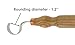 BeaverCraft Hook knife Wood Carving SK2 Long Knives Spoon Carving Tools 1.2'' Long handle 12'' Spoon Knife Wood Carving Tools Bowl Kuksa Carving Tool Double-Edged Crooked Knife