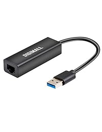 DIGMALL Adaptador USB 3.0 Ethernet, Adaptador de Red USB, Adaptador USB a RJ45 Gigabit Ethernet Soporta 10 100 1000 Mbps Ethernet MacBook, Mac Pro, iMac, Surface, Ultrabook, XPS, Nintendo Switch