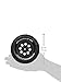 ECX FR/R TirePrmntBlk Wheel (2):1:10 2wd/4wd Ruckus