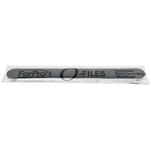 For Pro O-Files Series Foam Board 180/400 Grit, Black, 100 Count