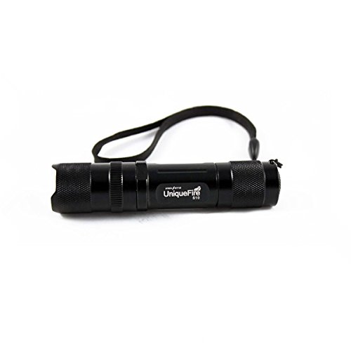 UniqueFire MINI S10 UV 365-370nm Ultraviolet Flashlight Balcklight Torche Lamp For Grate for Room, Mineral Inspection, Detect Fake Money, Gewelry