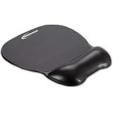 Innovera Gel Mouse Pad with Wrist Rest, Nonskid Base, 9 X 7.5 - Inches Black (51450)
