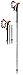 LEKI Micro Vario Carbon Trekking Poles - 110-130cm