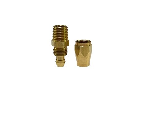 Coilhose Pneumatics PRM0504 Reusable Replacement Fitting for 5/16" ID Polyurethane Hose, 1/4" MPT Rigid, Polyurethane, 1/4"