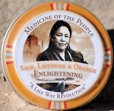 3 Tins Navajo Medicine Of The People Sage Lavender & Orange Enlightening Balm 0.75 oz each, Outstanding Product