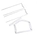 SAIYIDANZI Clothes Hanger Organizer Rack Lightweight Sturdy Plastic Clothes Hanger Caddy Storage Holder Stacker for Closet & Room Tidier Laundry Rooms Drying Rack (White)
