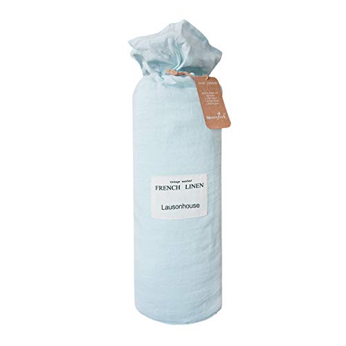 Lausonhouse 100% Pure French Linen Sheet Set,Luxurious Linen Bedding Set,Deep Pocket,4 Pieces - King - Thumbnail 6