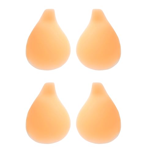 Photo 1 of Adhesive Bra Invisible Sticky Strapless Push up Backless Reusable Silicone Covering Nipple Bras Dark Nude