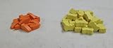 Agricola Veggiemeeples (30 Grain and 20 Carrot Tokens)