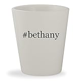 #bethany - White Hashtag Ceramic 1.5oz Shot Glass