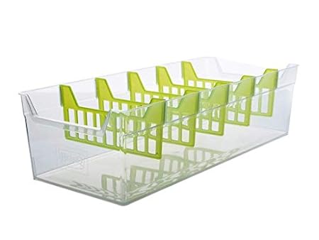 BranQ Küchenorganizer Aufbewahrung Gewürz Box Kiste Küchen Organizer Gewürzbehälter (Transparent)