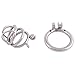 TERNENCE Medical Grade Stainless Chastity Device Male Cock Cage Adult Game Sex Toy D040 (1.57 inch / 40mm)