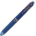 Pilot FriXion Ball 4, Erasable Ballpoint Pen, 4 Color Gel Ink Multi-Pen, 0.38mm, Blue black (LKFB-80UF-BB)