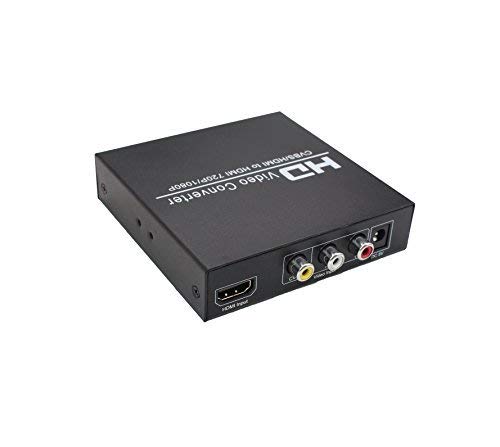 image for Udigital 1080P 3RCA CVBS L/R Audio or HDMI to HDMI Converter Box with 