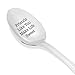 Friends Like You Make Life Sweet Engraved Spoon – Stainless Steel Coffee & Tea Spoon, Friendship Gift for Best Friend, Birthday