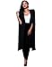 Irirgo Women's Split Long Sleeve Poncho Cape Cloak Shawl Cardigan Jacket Top
