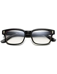 SOJOS SJ5006 - Gafas de lectura para computadora, lentes transparentes, color azul