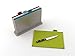 Joseph Joseph 60025 Index Cutting Board Set with Storage Case Plastic Color Coded Dishwasher-Safe, Large, Silver (discontinued model)