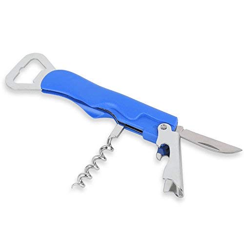 Premium Bartenders Corkscrew by Shanlan. A Professional 3-in-1 Bottle Opener With Foil Cutter for Wine and Beer. Stainless Steel and Hard Plastics [3 Packs] - Thumbnail 3