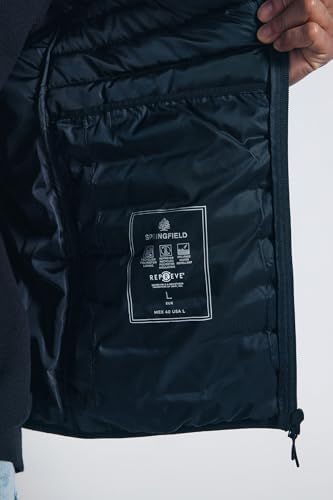 Chaleco Puffa Ligero Resistente Al Agua, Negro, S