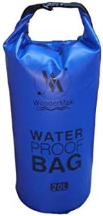 WonderMak Outdoor Waterproof Storage Bag for Travelling,Camping,Hiking, Rafting etc. (10L/20L/30L) (Blue, 20L)