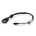 Legrand - C2G RapidRun VGA, 3.5mm Flying Lead, Multi-Format Flying Lead, Black Audio Video Cables, 1.5 Foot In-Wall Cable, 1 Count, C2G 60048