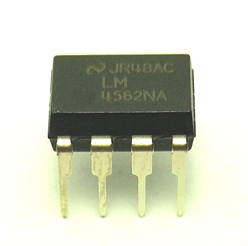 Tech Express 2PCS LM4562NA LM4562NA/NOPB Dip-8 Audio OP AMP IC